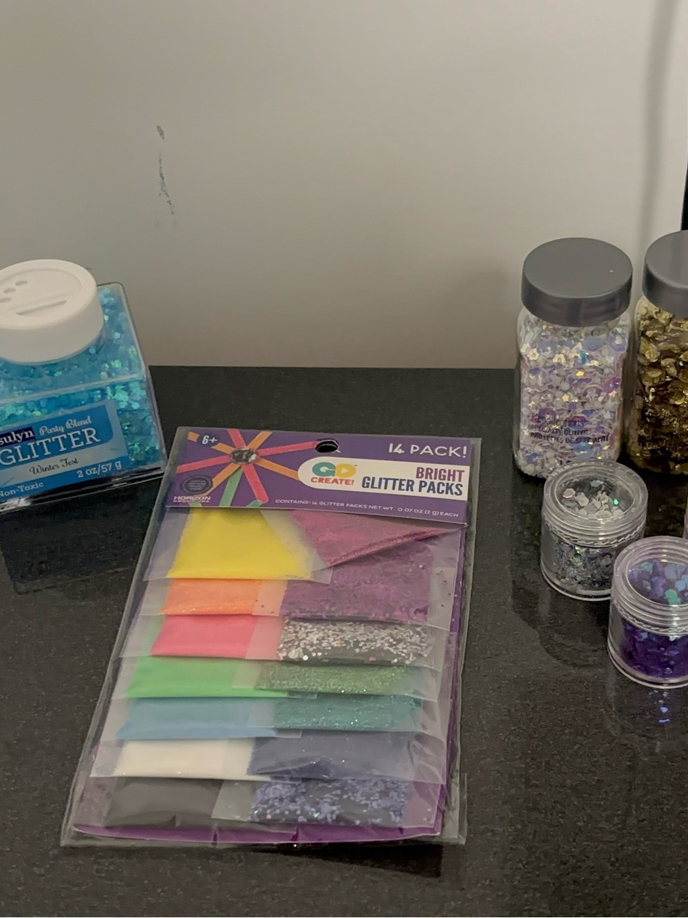 Bright Glitter Packs - Multi Color